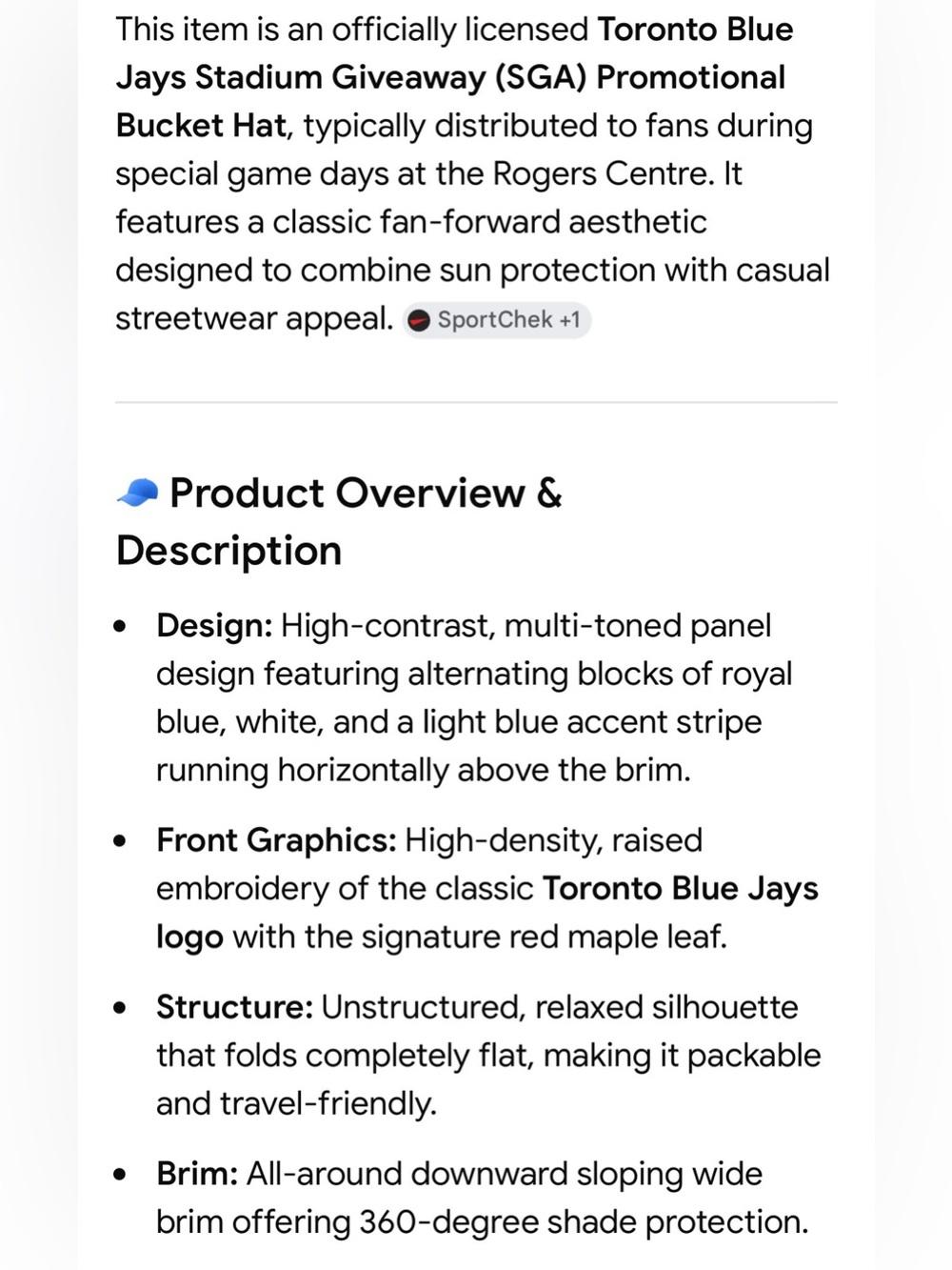 2025 World Series Toronto Blue Jays Bucket Hat - Picture 3 of 16